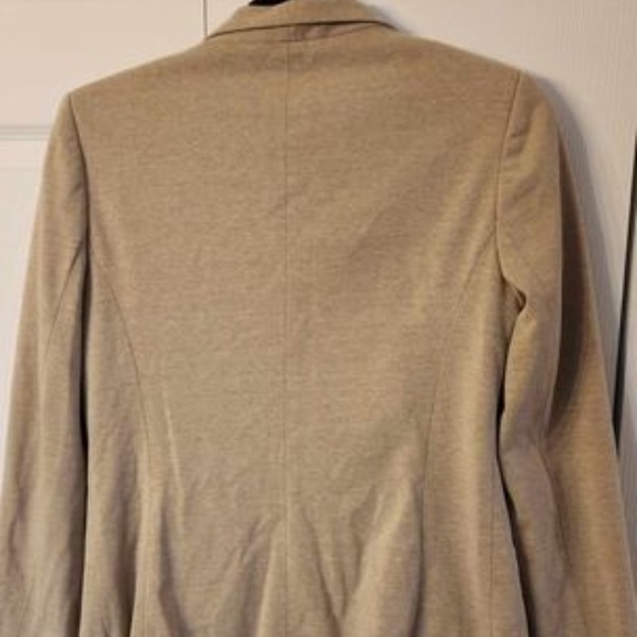 Kenneth Cole Beige 1 Button Classy Blazer - Picture 2 of 5